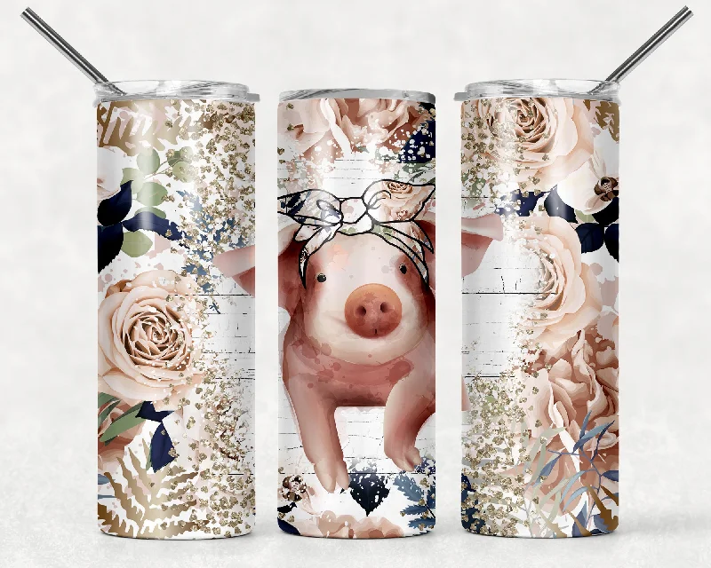 Baby Pig 20 oz Skinny Tumbler