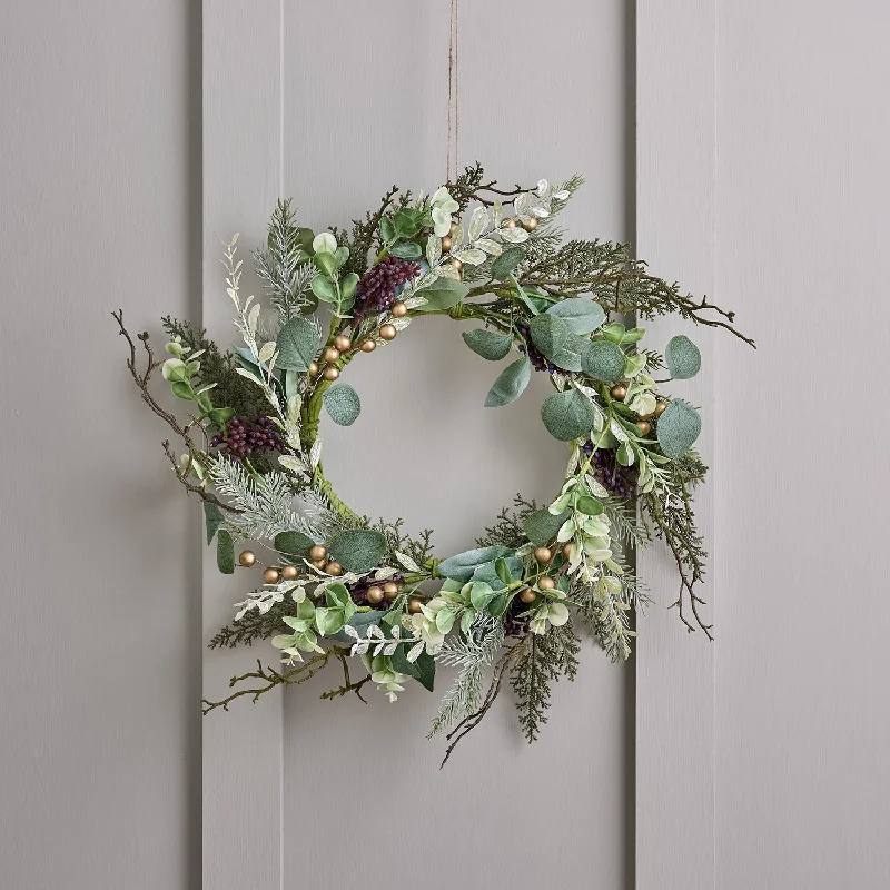 40cm Classic Gold Berry Wreath