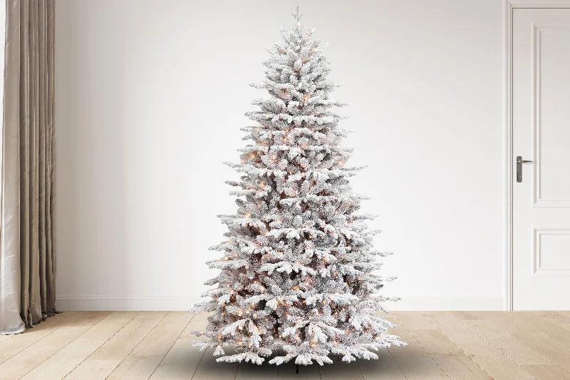 7.5 ft Iceland Fir Christmas Tree with 900 M4 Warm White LED, 54D