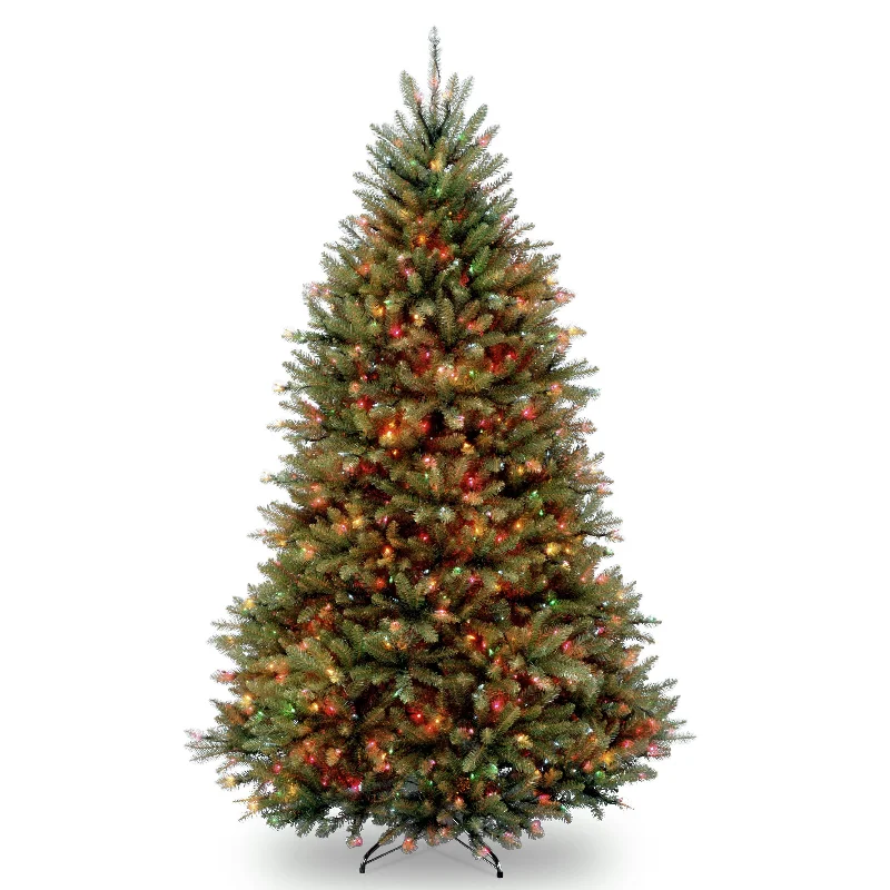 7 ft. Pre-Lit Dunhill Fir Tree with Multicolor Lights