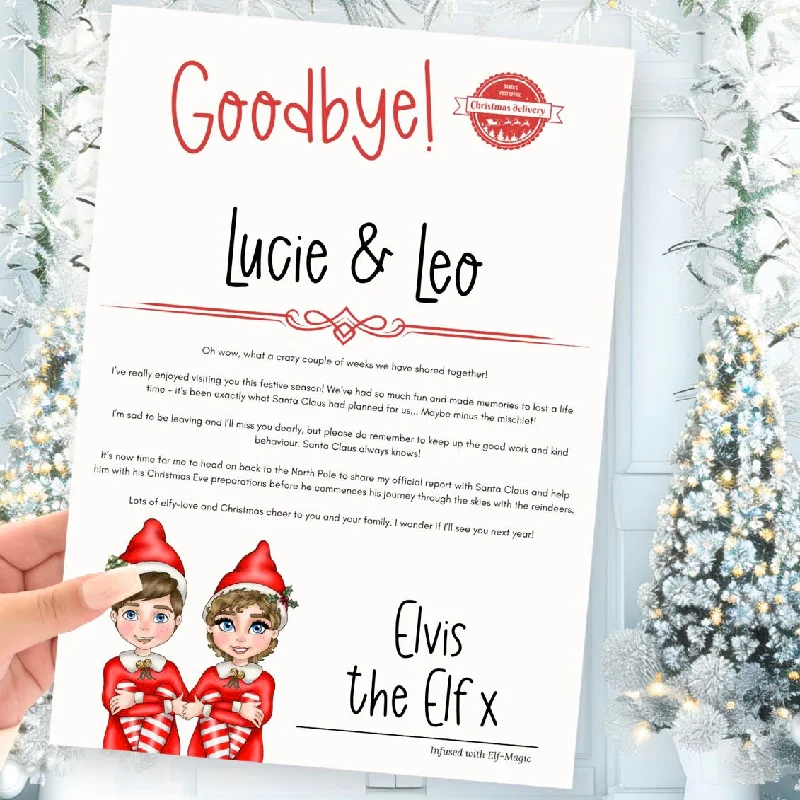 A4 ELF LETTER - GOODBYE