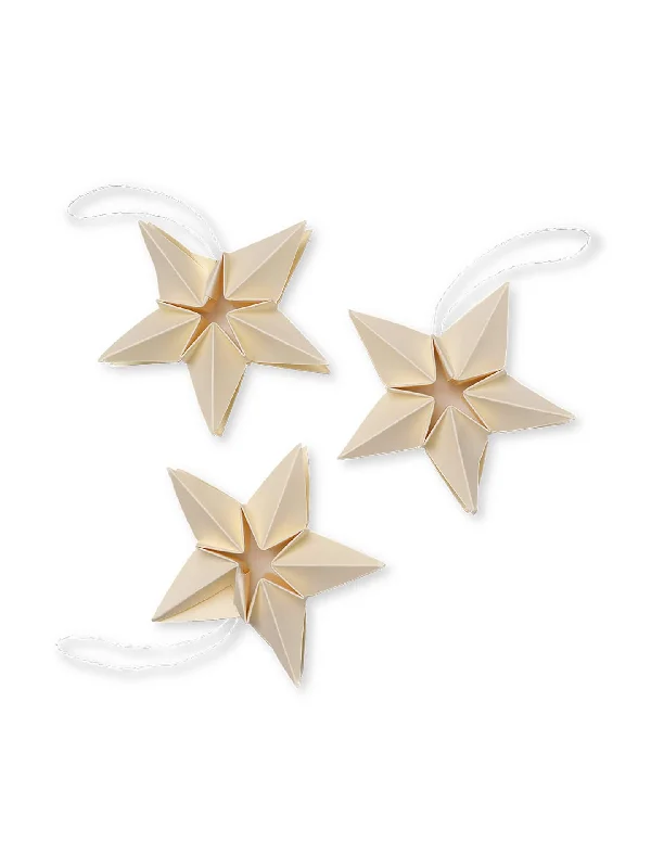 ferm Living Set of 3 Amanda Paper Stars - Tree Ornaments