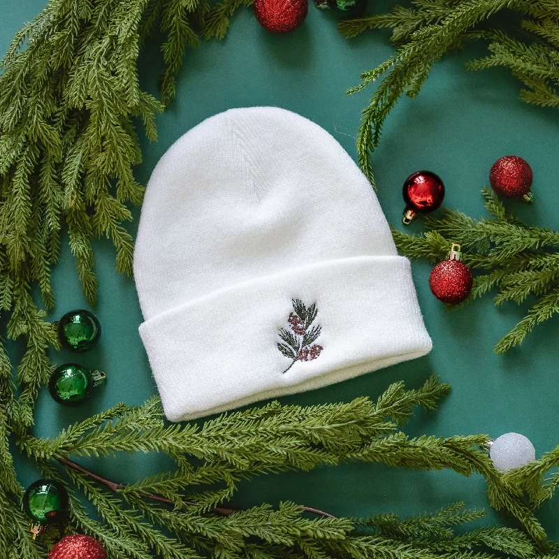 CHILD Beanie - Pine Cones and Pine Needle