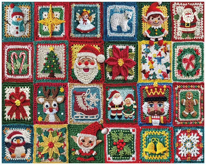 Christmas Crochet (1950pz) - 1000 Piece Jigsaw Puzzle