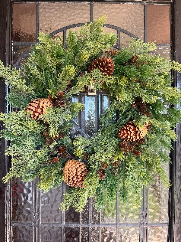 Custom Real Touch Pine Wreath