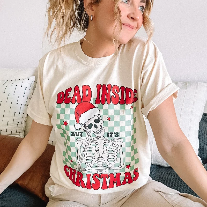 Dead Inside But It's Christmas - Comfort Colors Tee