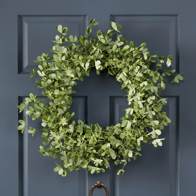 Dore 27" Creeping Woodsorrel Artificial Wreath by Christopher Knight Home