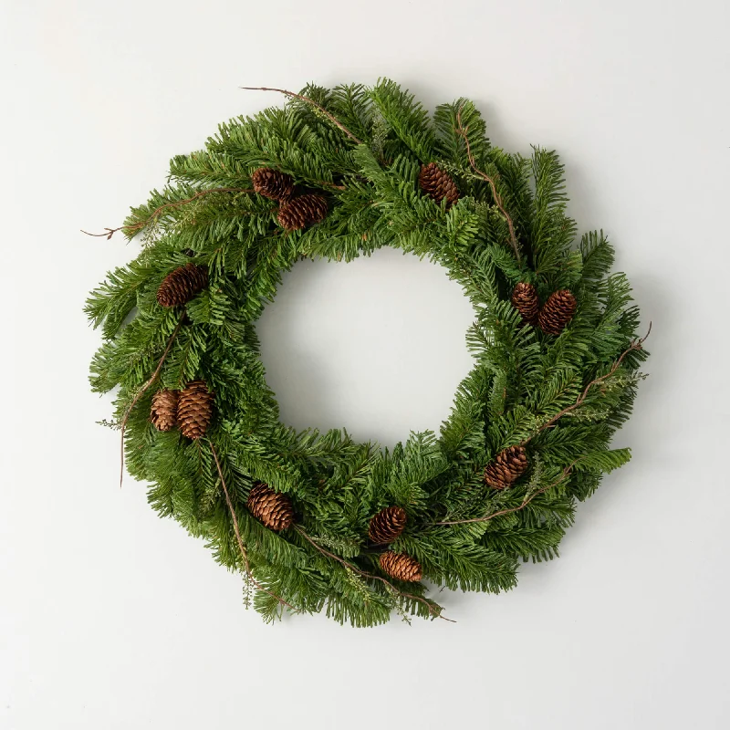 Soft Touch Pine Wreath