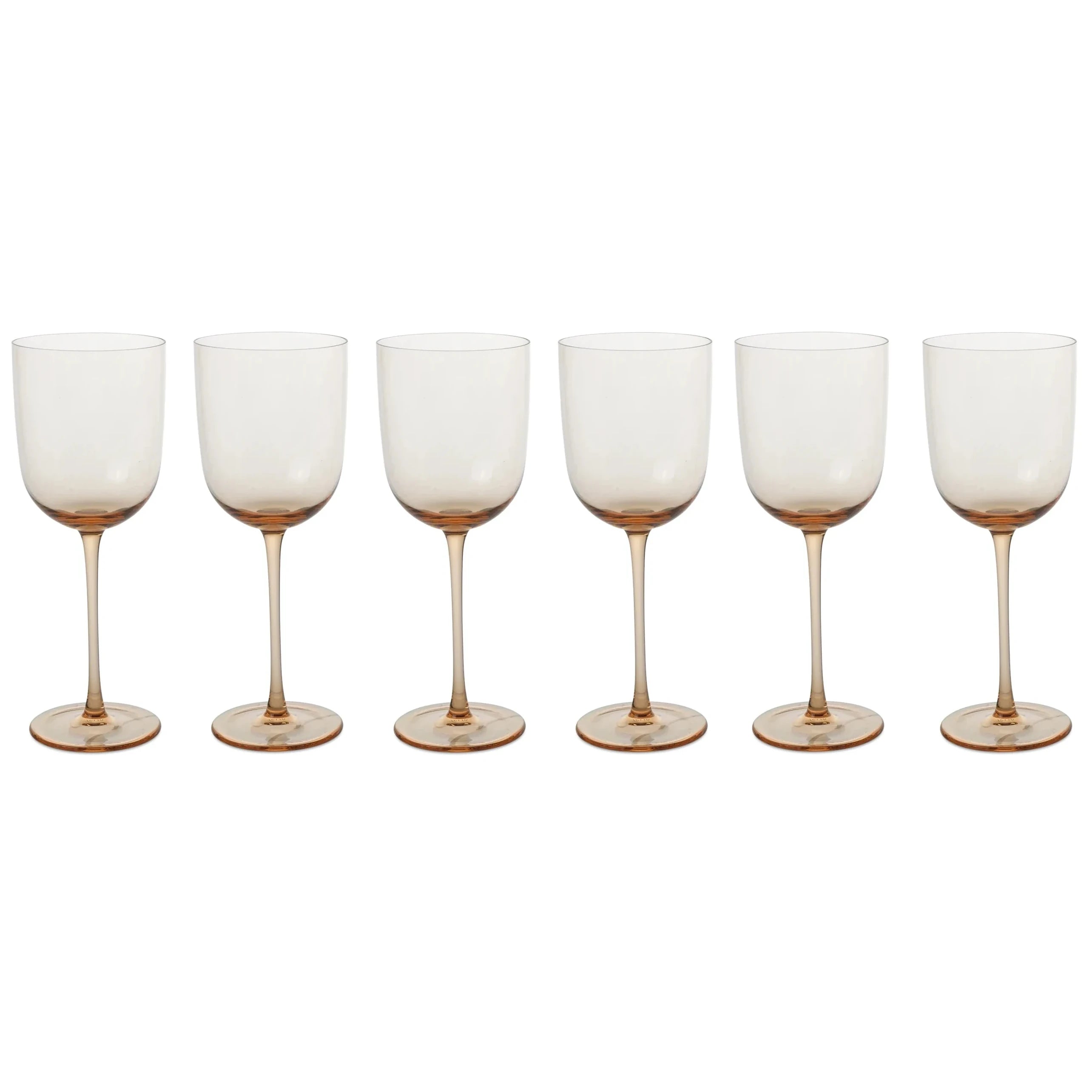 Host Red Wine Glasses | Set of 6 | Blush | by ferm Living