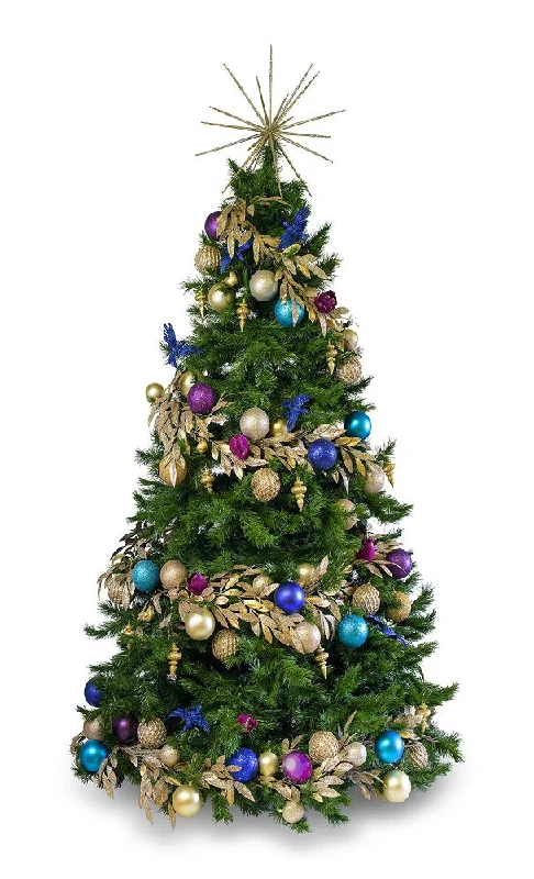 'Jewel' LIMITED EDITION artificial decorated Christmas Tree - Hire