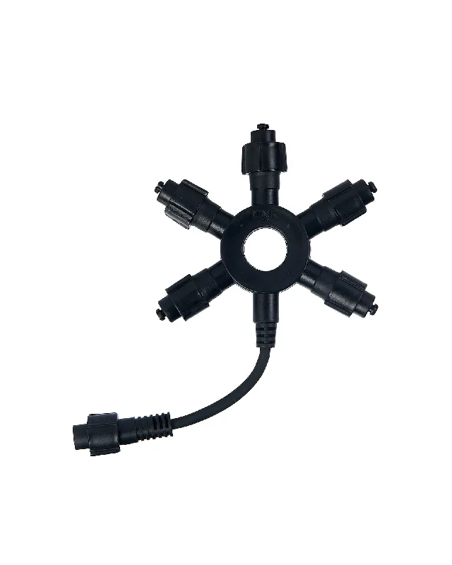 LINK PRO 5 Port Black Curtain Connector, Connectable