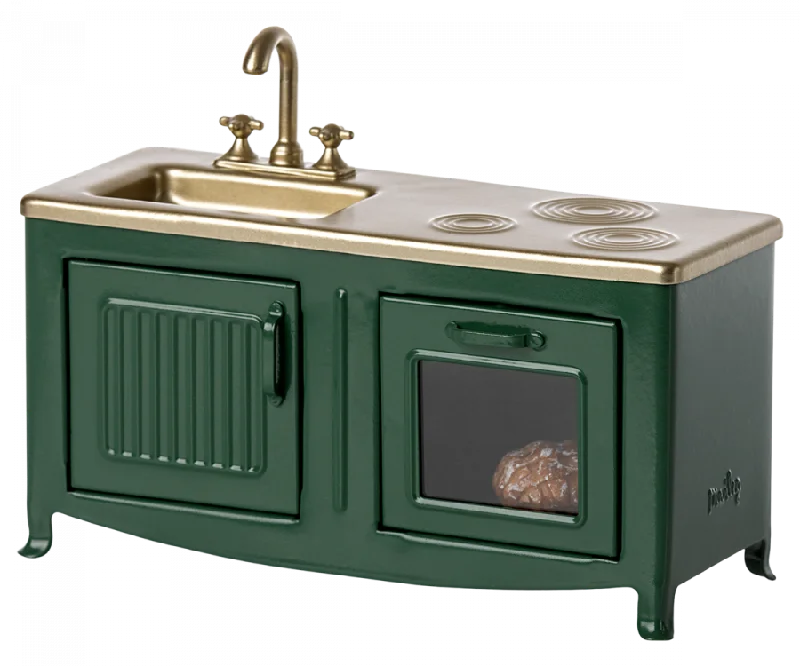 Furniture For Mouse - Kitchen - Dark Green