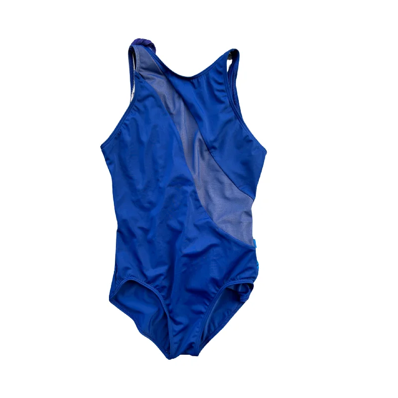 Medium - Blue Leotard with Back detail