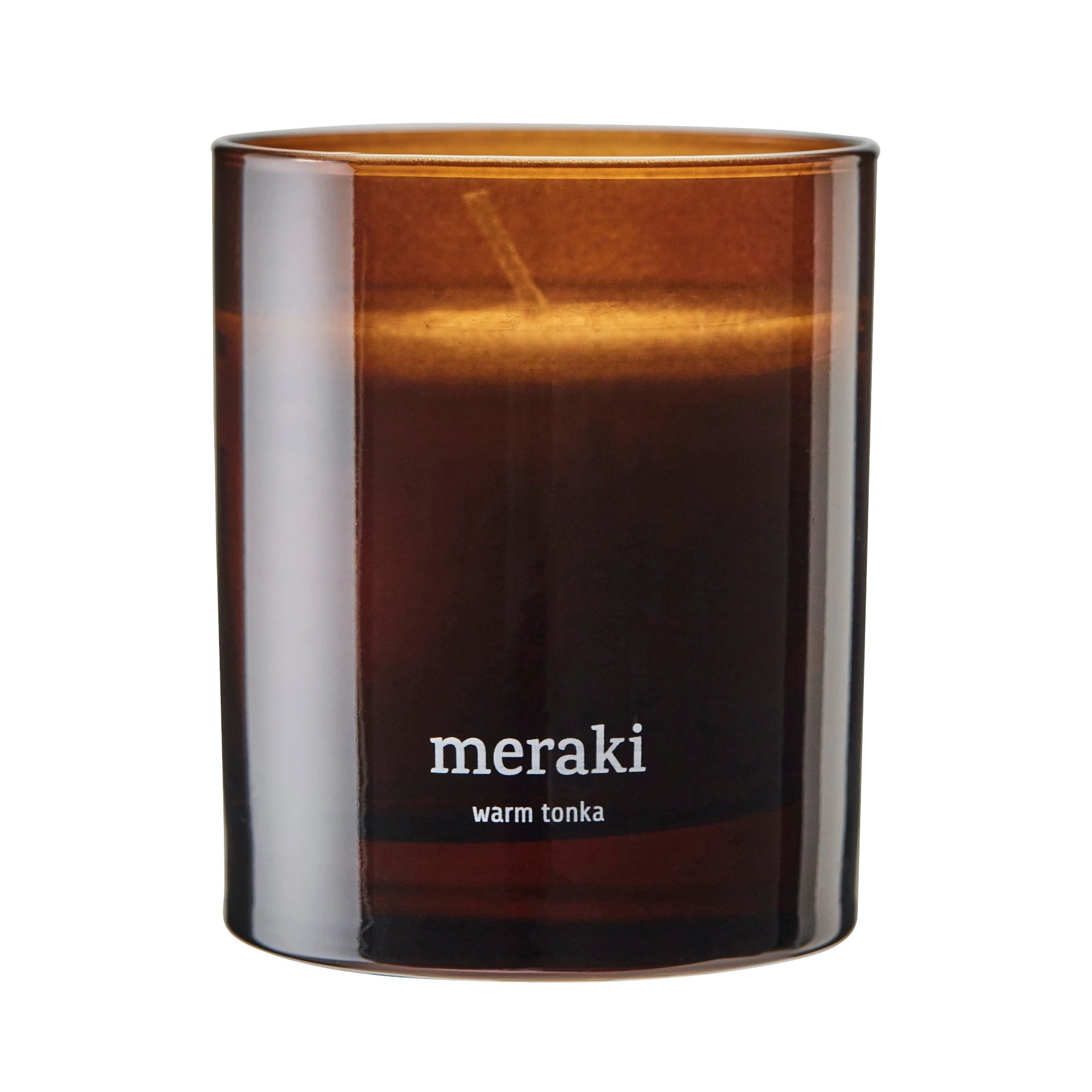 Meraki Large Scented Candle (28 Hour Burn) - Warm Tonka