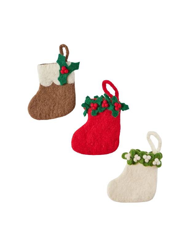 Mini Christmas Stocking Trio