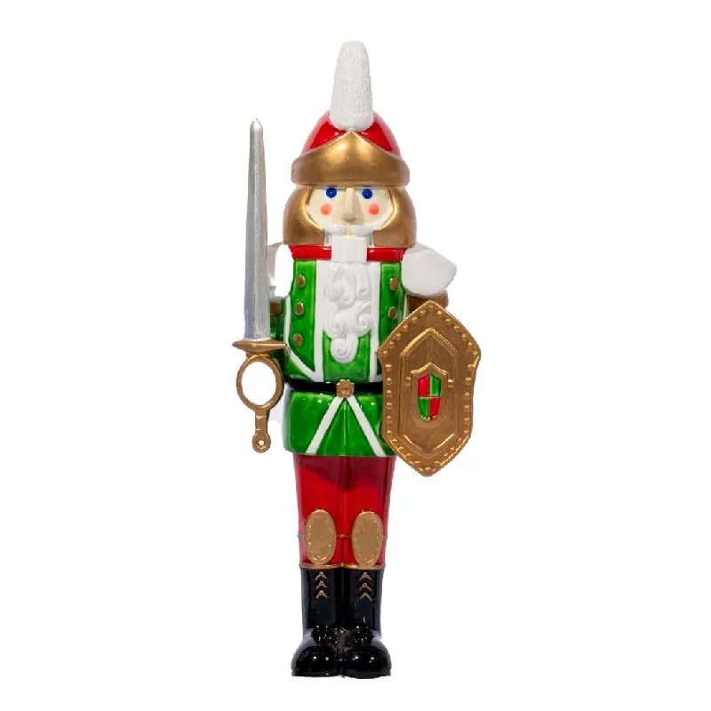 Traditional Nutcracker Table Top with Shield & Sword