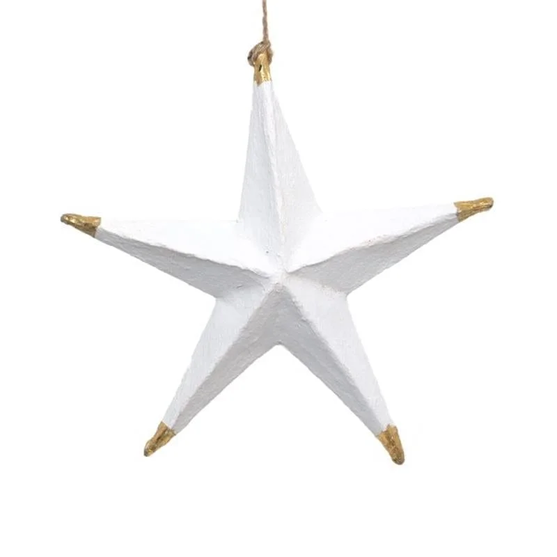 Paper Mache Christmas Star