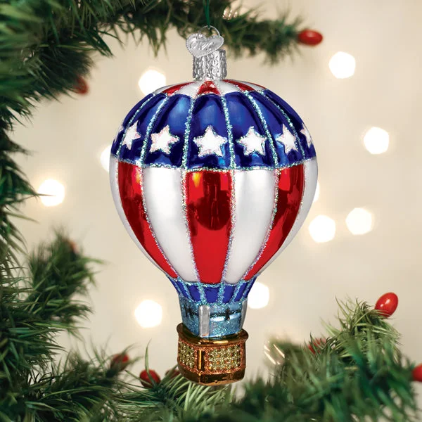 Patriotic Hot Air Balloon Ornament