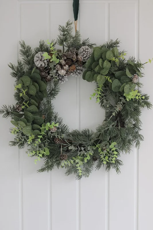 Pine and Eucalyptus Festive Wreath