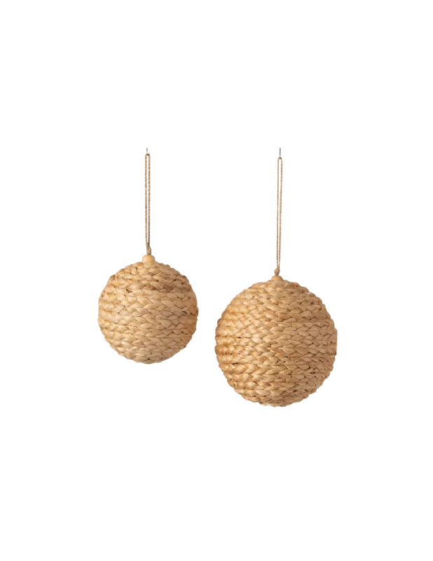 Rattan Ball Ornament Set