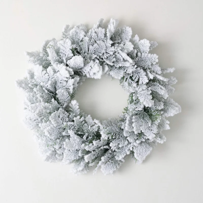 Snowy Cedar Wreath