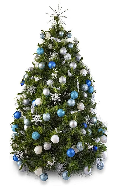 'Winter Wonderland' real decorated Christmas Tree - Hire