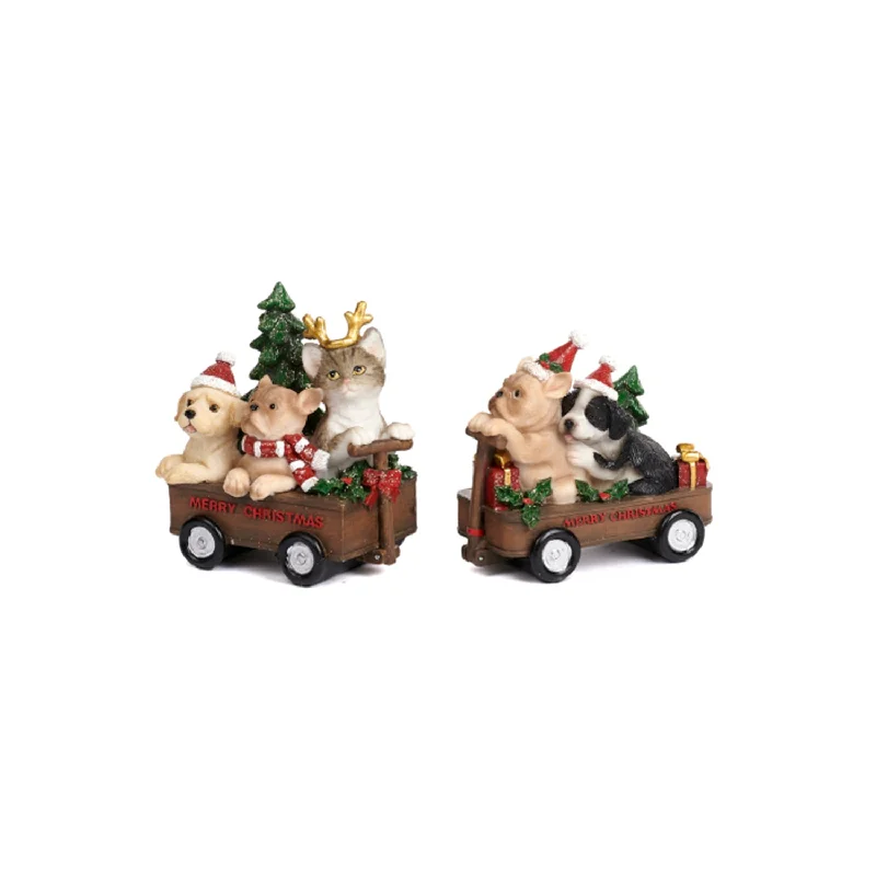 Xmas Dog Cart