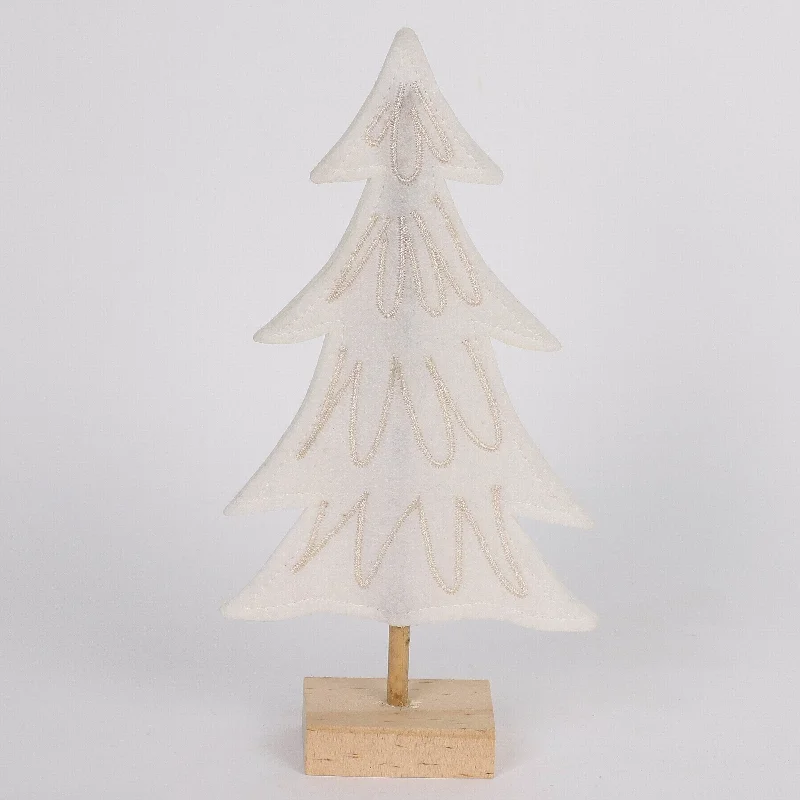 White tabletop tree