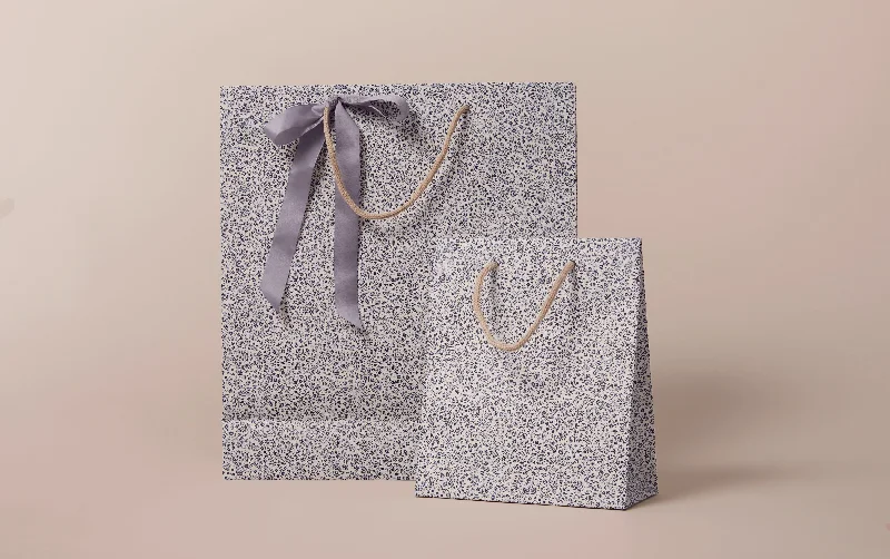 Blue Floral Gift Bag