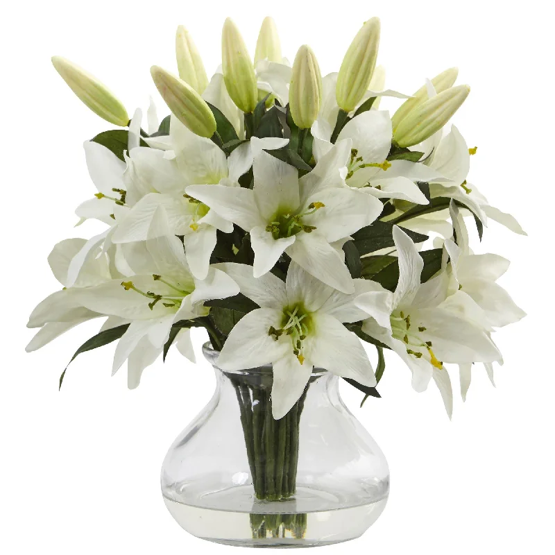 Lily Arrangement With Vase