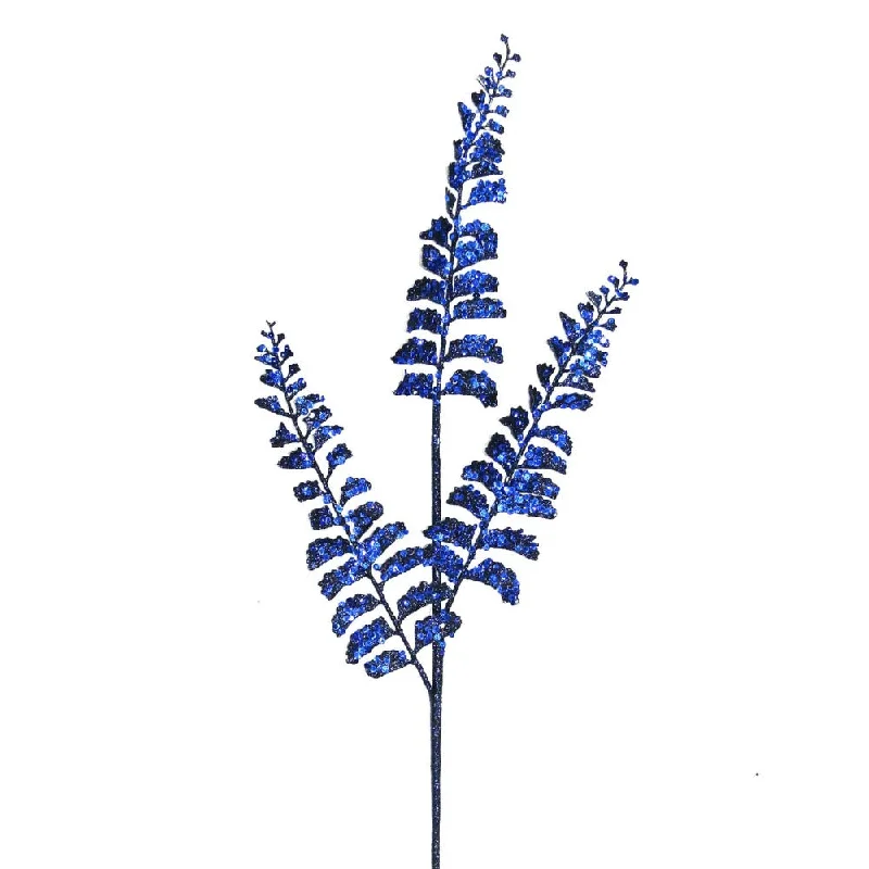 Midnight Blue Fern Leaf Spray